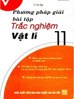 Phương pháp giải bài tập trắc nghiệm vật lý 11trần ngọc 