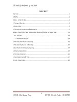 Đồ án Kỹ thuật xử lý khí thải