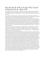 Bài viết số 3 lớp 10