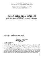 SKKN HƯỚNG dẫn học SINH học và làm bài tập về NHÀ 