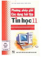 Phương pháp giải các dạng bài tập tin học 11 đậu mạnh hoàn 