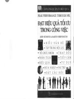 TDT   DAT HIEU QUA TRONG CONG VIEC