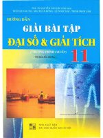 Hướng dẫn giải bài tập đại số  giải tích 11 chương trình chuẩn trần văn lộc 