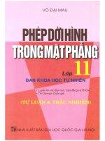 Phép dời hình trong mặt phẳng lớp 11 võ đại mau 