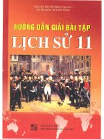 Hướng dẫn giải bài tập lịch sử 11   nguyễn thị thế bình 