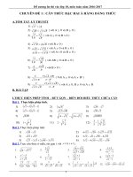 Tài liệu bồi dưỡng học sinh lớp 9 môn toán sưu tầm (17) 