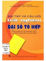Bài tập và câu hỏi trắc nghiệm đại số tổ hợp nguyễn văn nhân