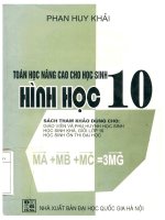 Toán học nâng cao cho học sinh 10 hình học phan huy khải