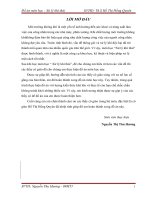 Đồ án môn học Xử lý khí thải