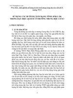SKKN SỬ DỤNG CÁC DI TÍCH CÁCH MẠNG TỈNH  ĐĂK LĂK TRONG DẠY HỌC LỊCH SỬ Ở TRƯỜNG TRUNG HỌC CƠ SỞ