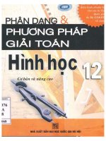 Phân dạng  phương pháp giải toán hình học 12 trần thị vân anh 