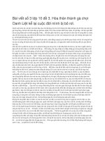 Bài viết số 3 lớp 10 đề 2