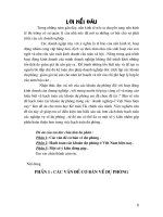 Tiểu luận bàn về vấn đề hạch toán các khoản dự phòng trong các doanh nghiệp ở Việt Nam hiện nay