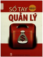 Sổ tay quản lý  nguyễn đức lân pdf 