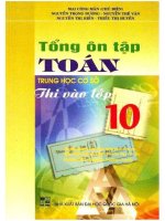 Tổng ôn tập toán THCS thi vào lớp 10 mai công mãn 
