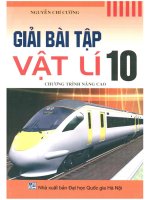 Giải bài tập vật lý 10 nâng cao nguyễn chí cường 