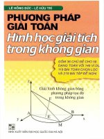 Phương pháp giải toán hình học giải tích trong không gian lê hồng đức 