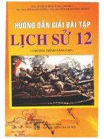 Hướng dẫn giải bài tập lịch sử 12 nâng cao trịnh đình tùng 