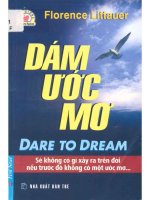 Dám ước mơ  sẽ không có gì xảy ra trên đời nếu trước đó không có một ước mơ  florence littauer; minh trâm, lan nguyên, ngọc hân biên dịch pdf 