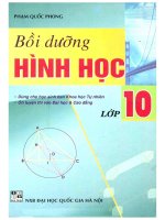Bồi dưỡng hình học lớp 10 phạm quốc phong 