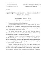 SKKN một số BIỆN PHÁP để GIẢM tỷ lệ TRẺ SUY DINH DƯỠNG ở các lớp bán TRÚ 