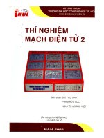 thực hành mạch điện tử 1