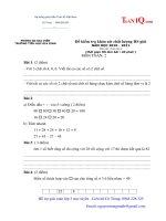 Tuyển tập 30 đề HSG toán lớp 2 