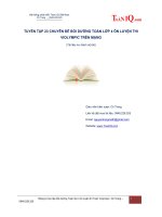 Tuyển tập 23 chuyên đề bồi dưỡng toán lớp 4 ôn luyện thi violympic trên mạng 