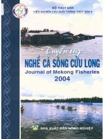 Tuyển tập nghề cá sông cửu long 2004  bộ thủy sản  viện nghiên cứu nuôi trồng thủy sản II pdf 