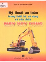Kỹ thuật an toàn trong thiết kế, sử dụng và sửa chữa máy xây dựng  nguyễn đăng điệm pdf 