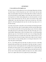 Luận văn hoàn thiện hạch toán chi phí sản xuất và tính giá thành sản phẩm xây lắp tại công ty xây dựng số 4   hà nội 