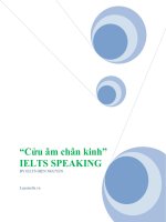 Cửu âm chân kinh cho IELTS SPEAKING