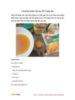 Cách làm bánh chả cho Tết Trung Thu