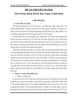 Đề án chuyên ngành thị trường chứng khoán thực trạng và giải pháp 