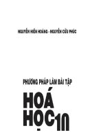 Phương pháp làm bài tập hóa học 10 