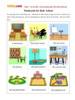 Flashcards for Kids: School