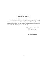 Khóa luận tốt nghiệp đánh giá sự hài lòng về công việc của nhân viên tại khách sạn xanh huế 