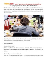 Từ vựng luyện thi nói IELTS theo chủ đề: Work