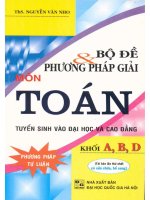 Bộ đề và phương pháp giải đề thi đại học môn toán  