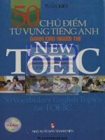 50 chủ điểm từ vựng tiếng anh dành cho người thi new TOEIC   tuấn kiệt   p1