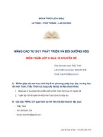 NÂNG CAO tư DUY PHÁT TRIỂN và bổi DƯỠNG HSG môn TOÁN lớp 6 QUA 18 CHUYÊN đề 