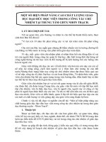 skkn một số BIỆN PHÁP NÂNG CAO CHẤT LƯỢNG GIÁO dục đạo đức học VIÊN TRONG CÔNG tác CHỦ NHIỆM tại TRUNG tâm GDTX NHƠN TRẠCH 