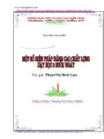 SKKN một số biện pháp nâng cao chất lượng dạy học 2 buổingày ở bậc tiểu học 