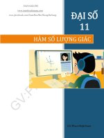 đại số 11 hàm số lượng giác