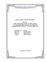 SKKN một số biện pháp chỉ đạo của hiệu trưởng đẩy mạnh công tác chủ nhiệm lớp tại trường THCS liêu xá    yên mỹ    hưng yên 