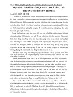 sáng kiến kinh nghiệm ’một số giải pháp giúp  học sinh có kỹ năng giải phương trình chứa tham số 