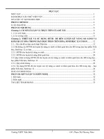 SKKN sử dụng bài tập tình huống để rèn luyện cho học sinh kỹ năng so sánh và khái quát hóa trong dạy học phần tiến hóa, sinh học 12 cơ bản 