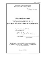 SKKN chứng minh một vật, hệ vật dao động điều hòa dành cho lớp chuyên 