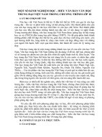 skkn một số KINH NGHIỆM đọc   HIỂU văn bản văn học TRUNG đại VIỆT NAM TRONG CHƯƠNG TRÌNH lớp 10