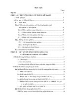 TIEU LUAN THONG KE BAYES   UNG DUNG TRONG TAI CHINH